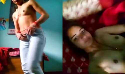 Hot horny angel masturbating